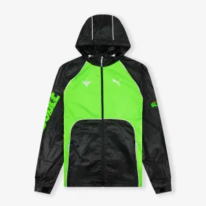 Melo Slime Woven Dime Jacket - Black
