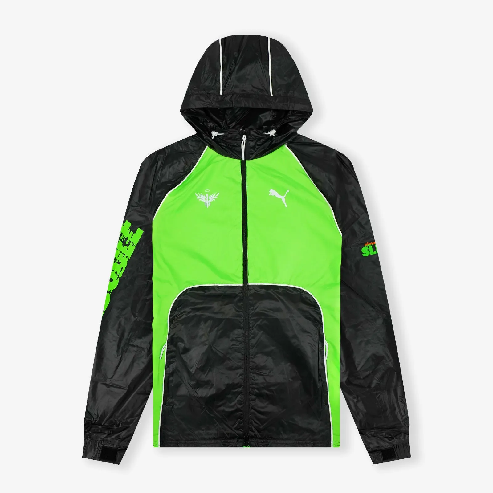 Melo Slime Woven Dime Jacket - Black