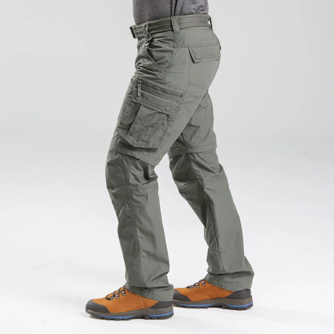 Men's Travel Trekking Zip-Off Cargo Trousers - Travel 500 Zip-Off