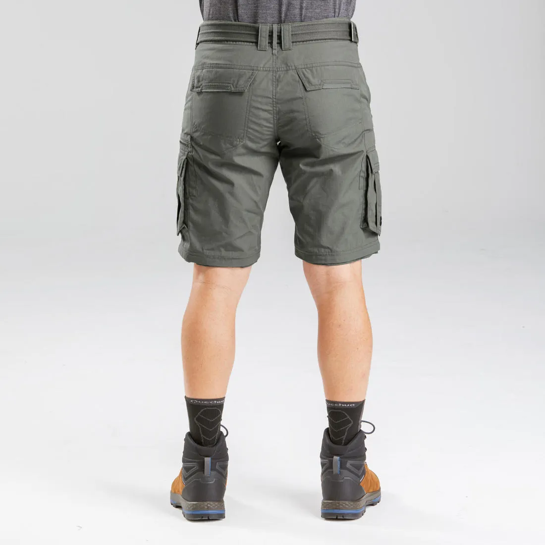 Men's Travel Trekking Zip-Off Cargo Trousers - Travel 500 Zip-Off