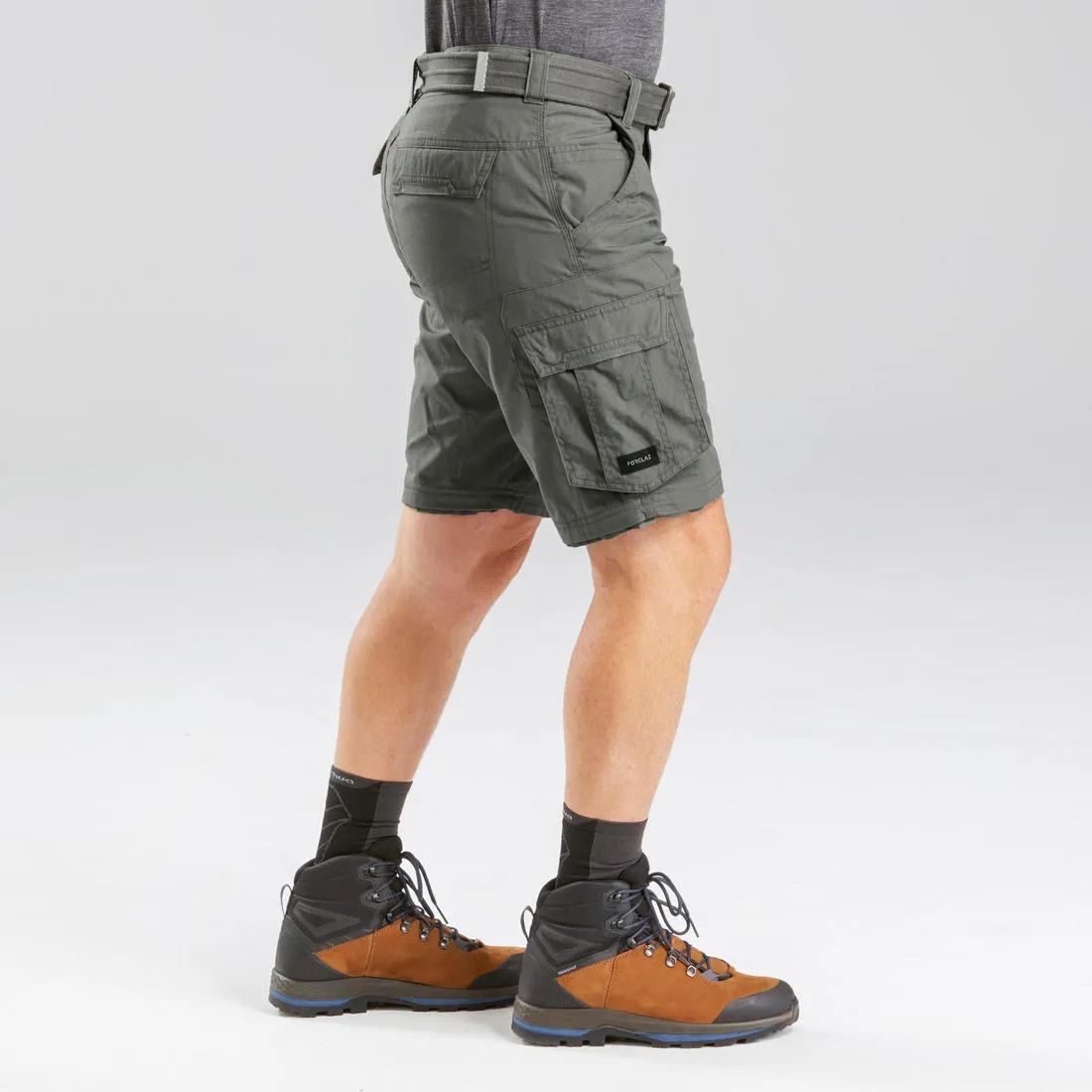 Men's Travel Trekking Zip-Off Cargo Trousers - Travel 500 Zip-Off