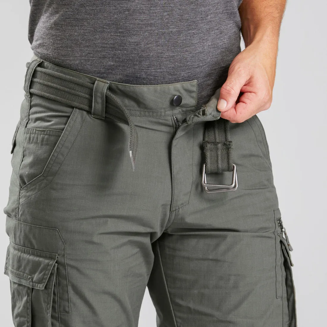 Men's Travel Trekking Zip-Off Cargo Trousers - Travel 500 Zip-Off