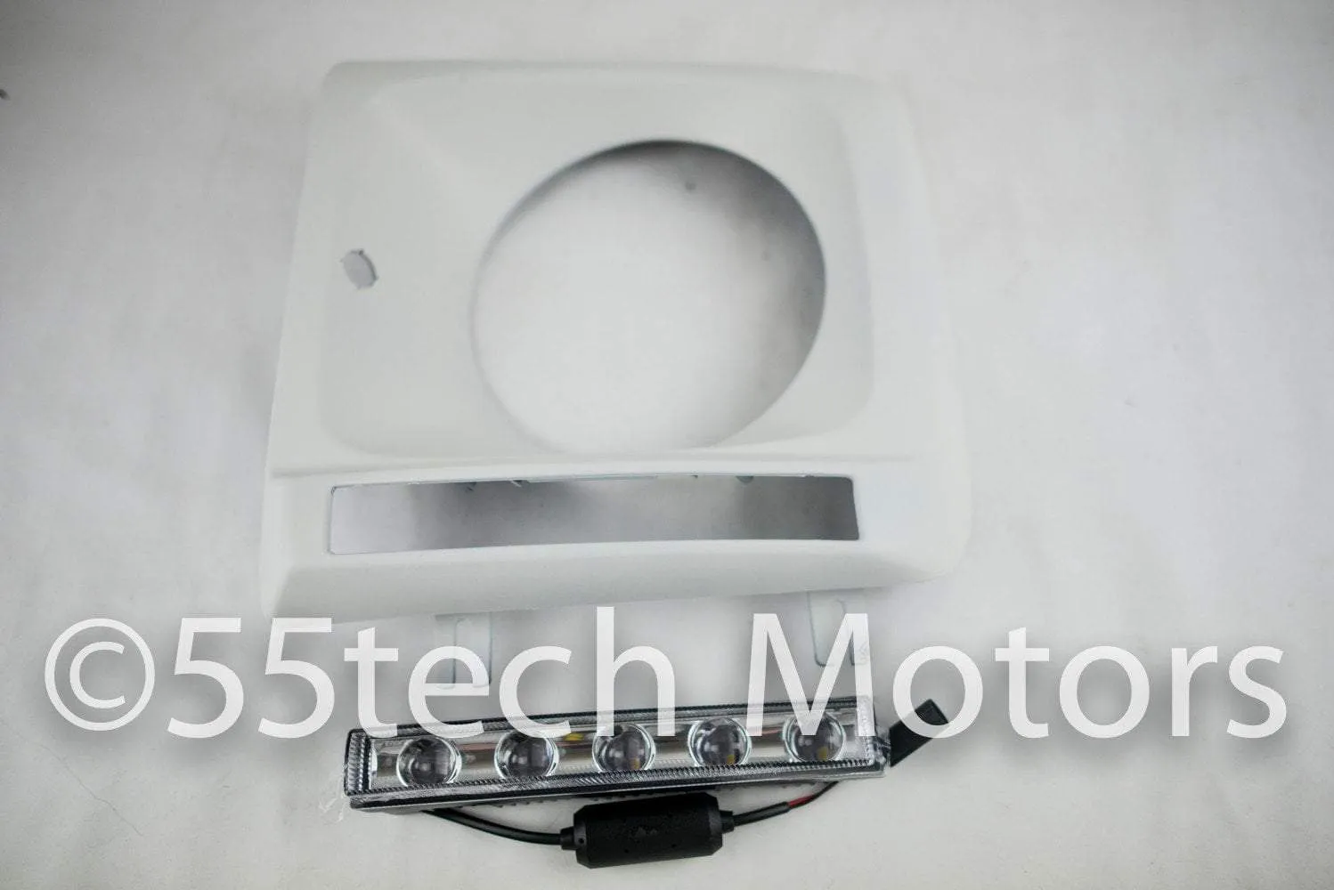 Mercedes Benz W463 G-Class Headlight Covers with Day Time Running Lights ( 5 LED Bulbs)