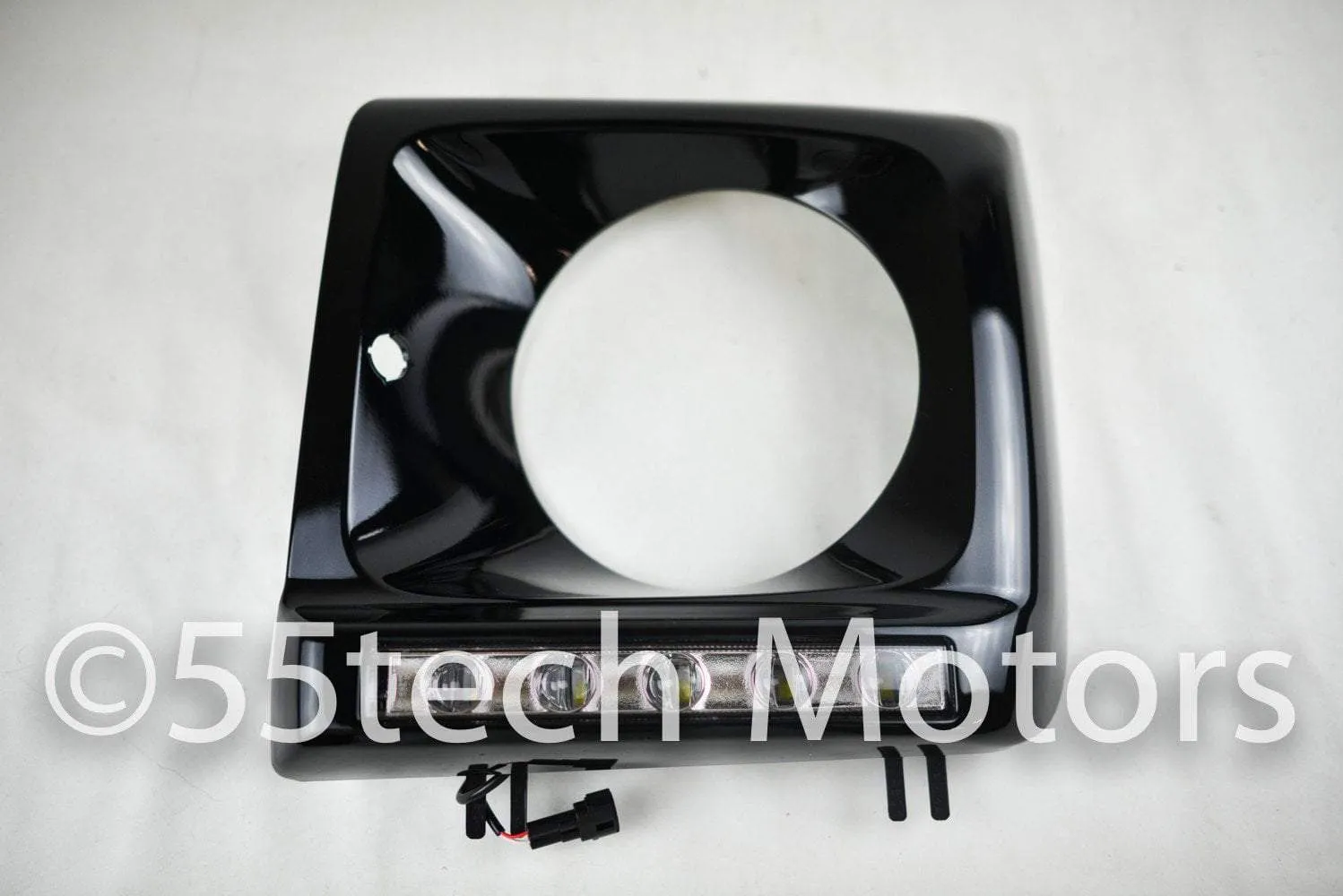 Mercedes Benz W463 G-Class Headlight Covers with Day Time Running Lights ( 5 LED Bulbs)