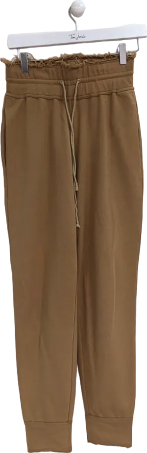 Mistress Rocks Brown Jogging Bottoms UK M