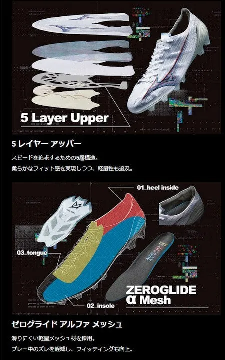 Mizuno Soccer Spikes Alpha α EILTE Elite MIZUNO P1GA246250