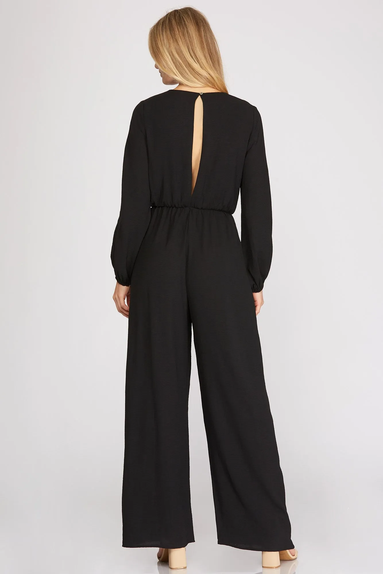 NATALIA JUMPSUIT -BLACK