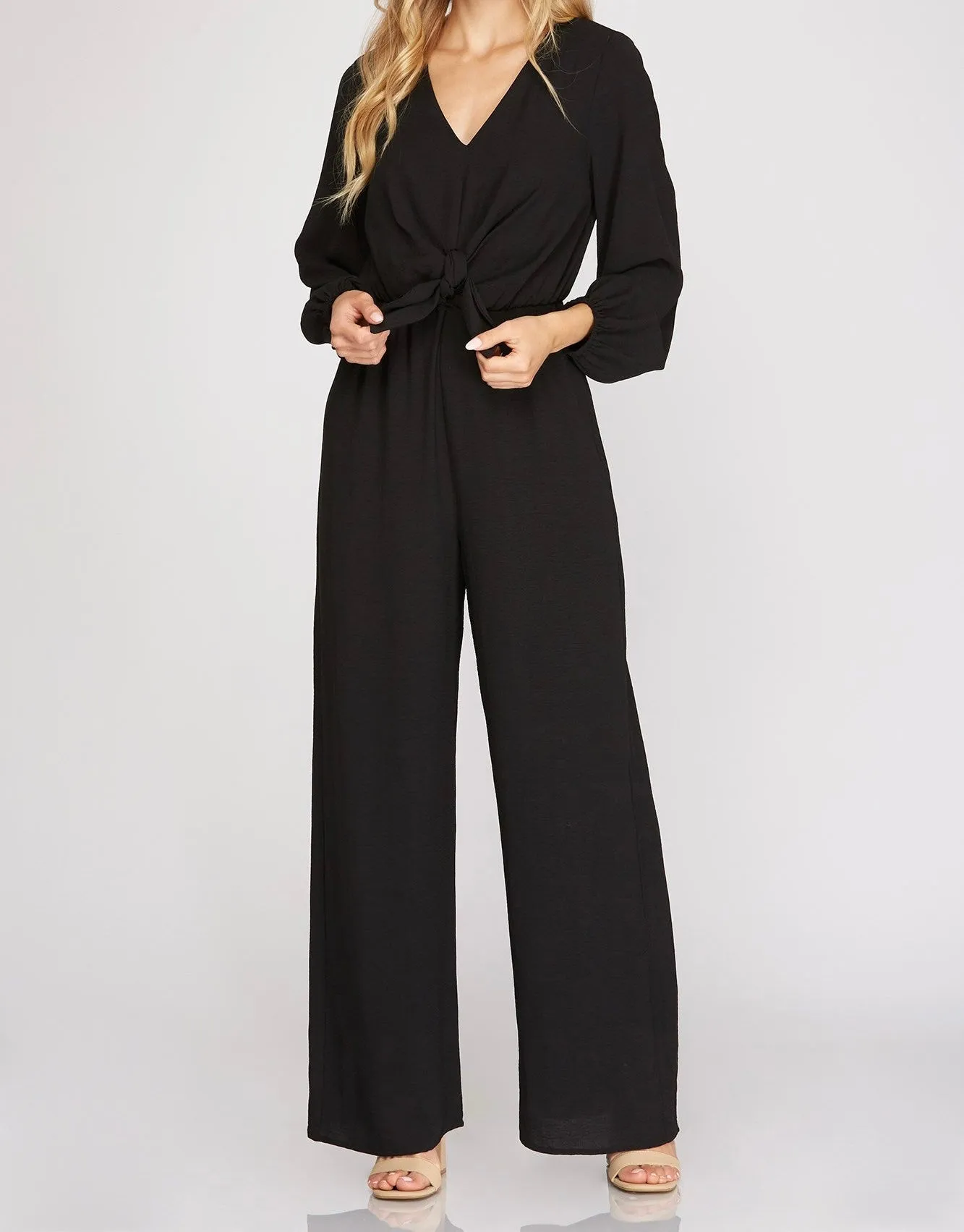 NATALIA JUMPSUIT -BLACK