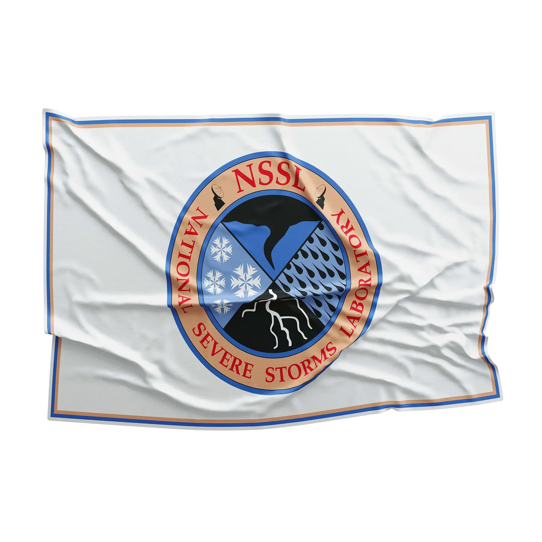 National Severe Storms Laboratory NSSL USA Flag Banner
