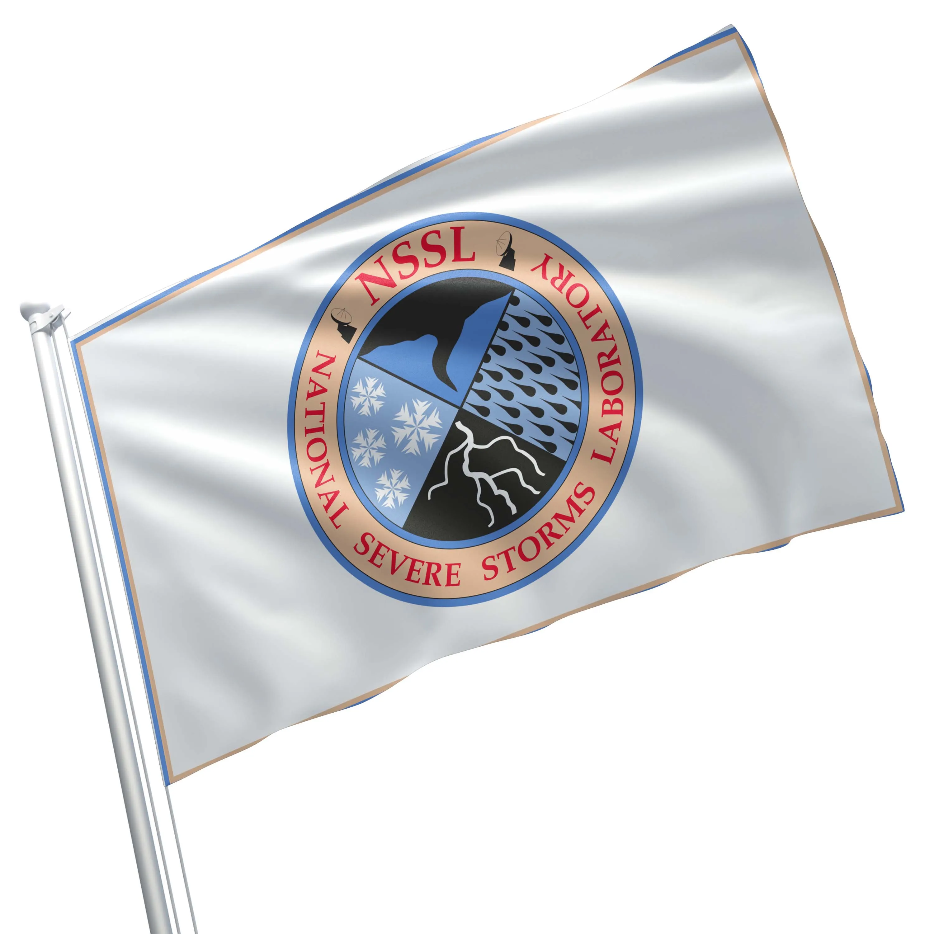 National Severe Storms Laboratory NSSL USA Flag Banner