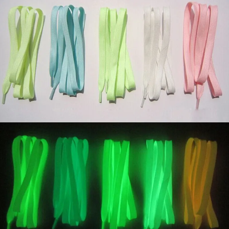 Neon Fluorescent Shoe Laces Glow in the dark