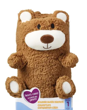 New Parent's Choice Stage 1 Snuggle Buddy Blanket, Teddy Bear!