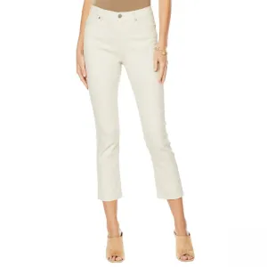 NWT DG2 By Diane Gilman Womens Classic Stretch Pinstripe Crop Jean. 655629 10