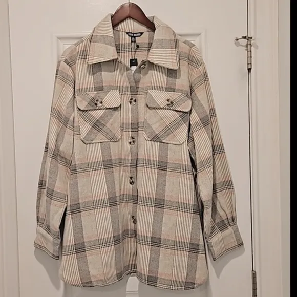 NWT Steve Madden Women’s High Noon Shacket‎ Size XL