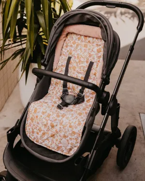 OiOi Cozy Fleece Pram Liner - Paisley Pink