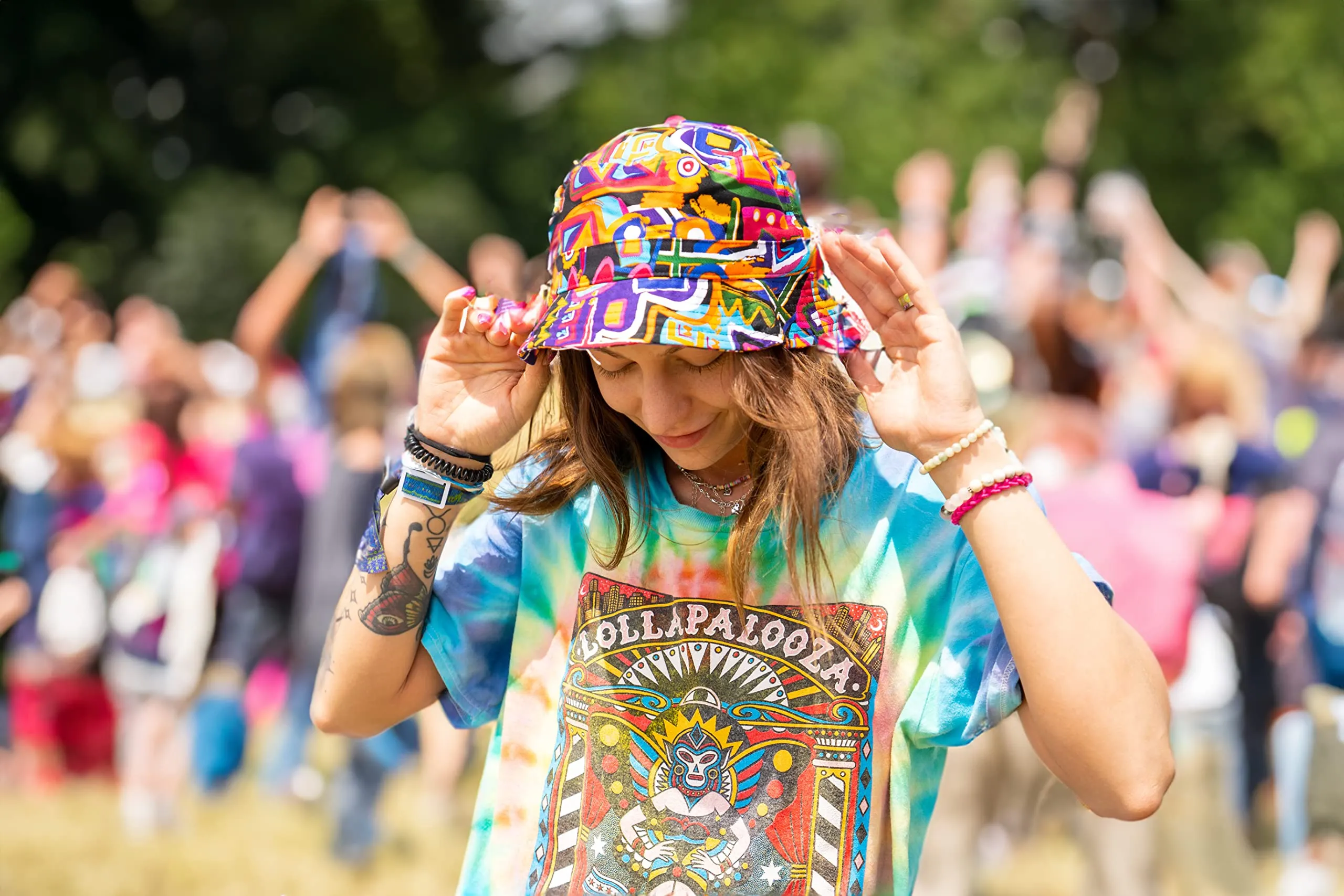 Outdoor Camping Hiking Bucket Hat by Funky Junque