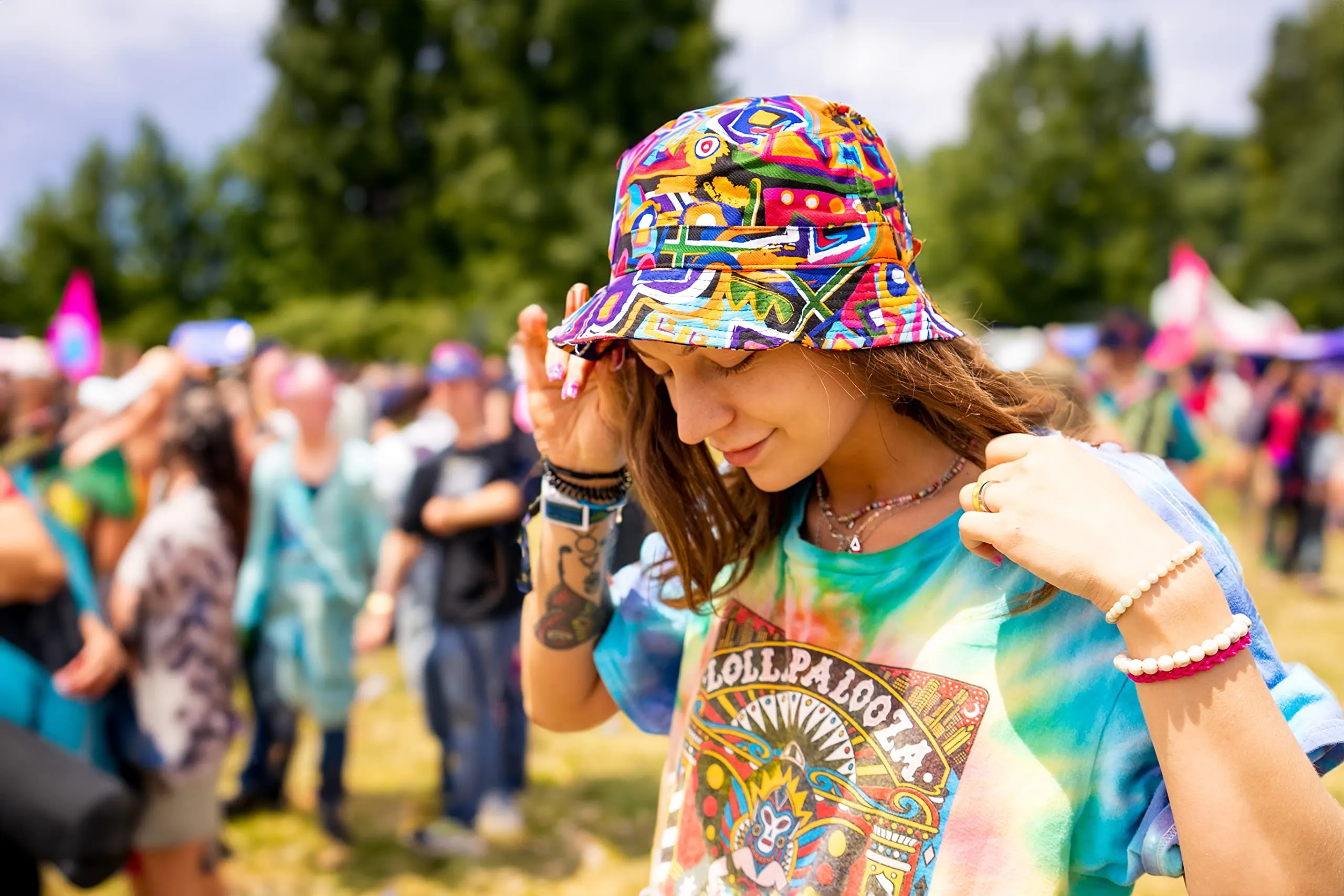 Outdoor Camping Hiking Bucket Hat by Funky Junque