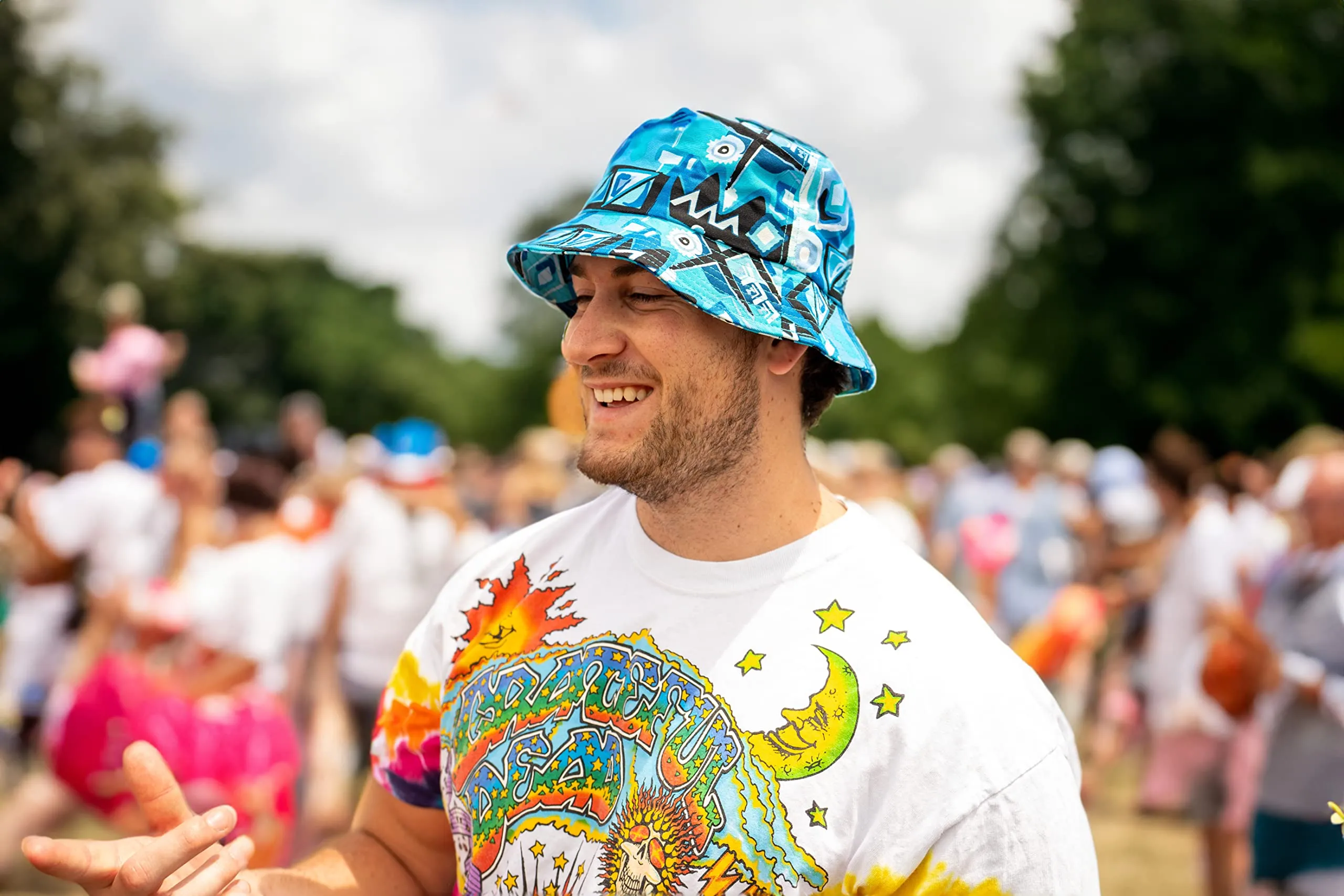 Outdoor Camping Hiking Bucket Hat by Funky Junque