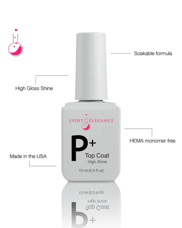 P  High Shine Soak-Off Top Coat