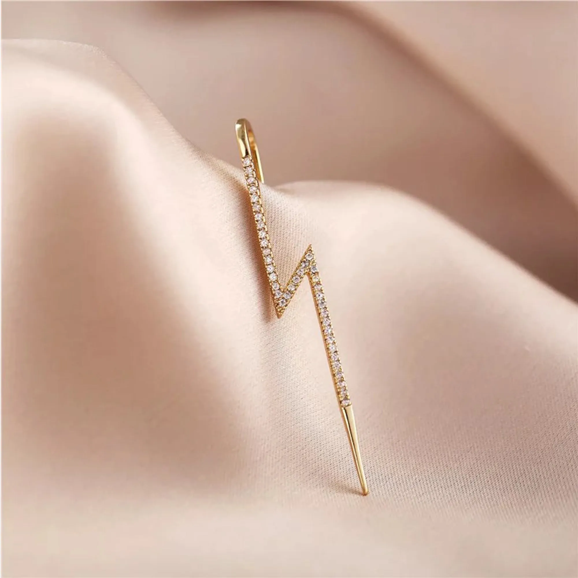 Pack of 7 Leaf Thunderbolt Cross Butterfly Ear Cuff