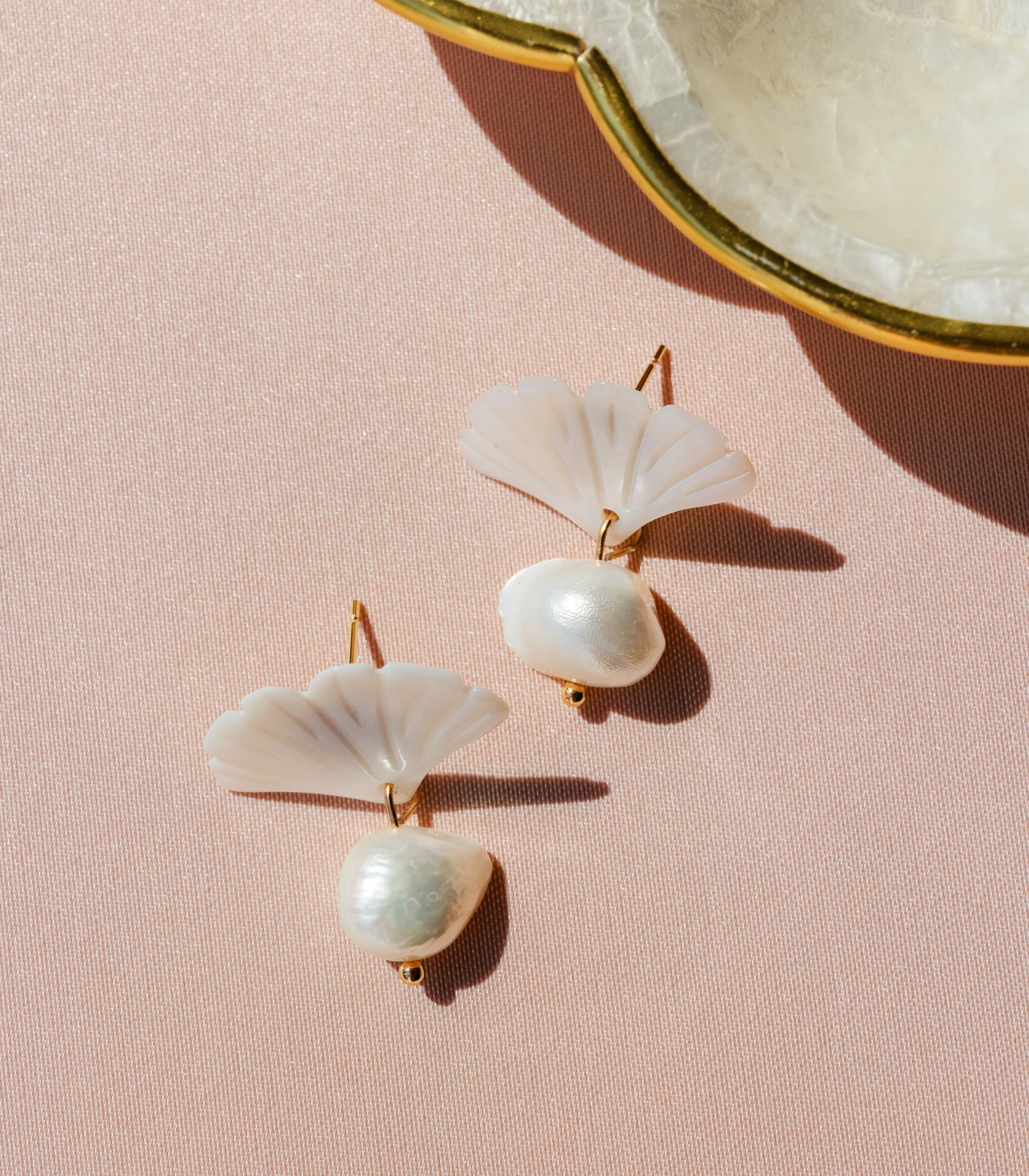 Pamaypay Pearl Drop Earrings