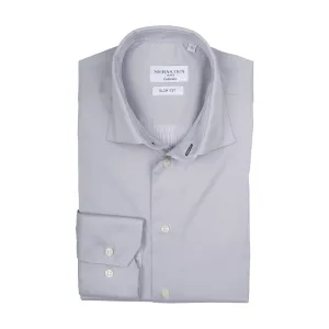 Parker Performance Stretch Shirt - Light Grey