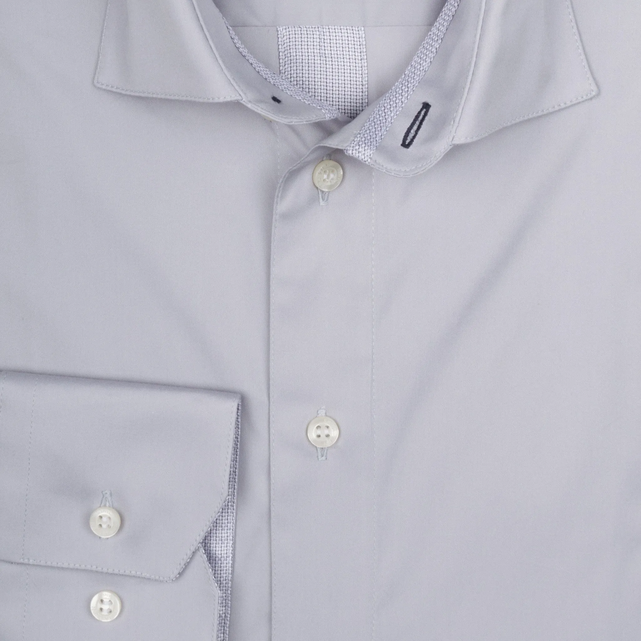Parker Performance Stretch Shirt - Light Grey
