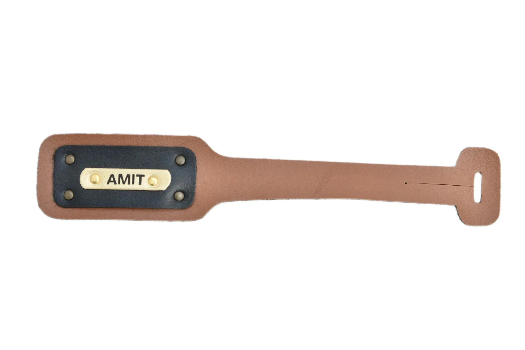 Personalized Luggage Tag - Tan