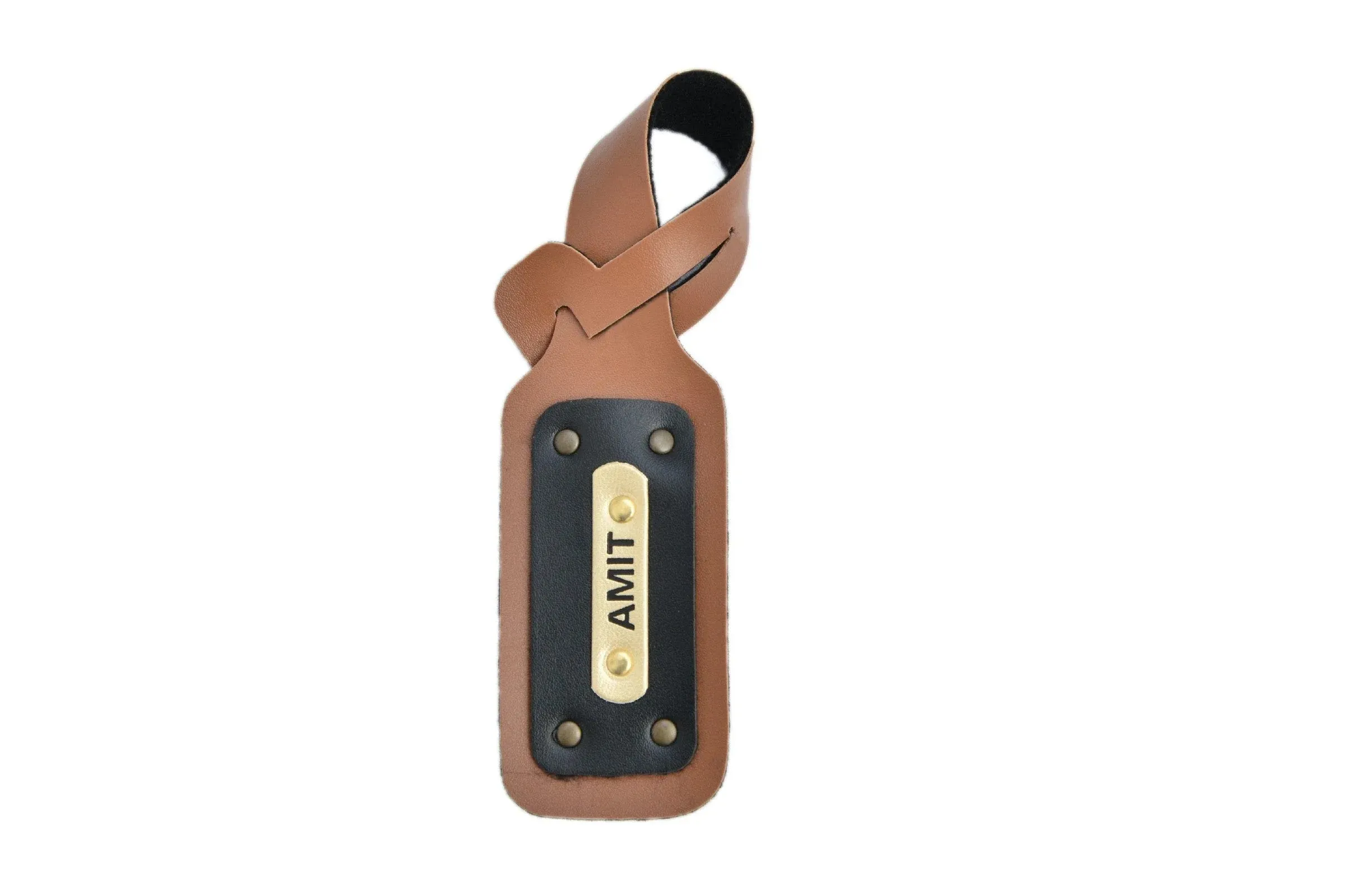 Personalized Luggage Tag - Tan