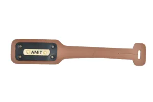Personalized Luggage Tag - Tan