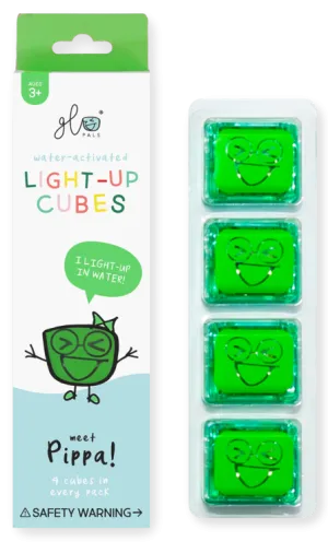 Pippa - Green Light Up Cubes