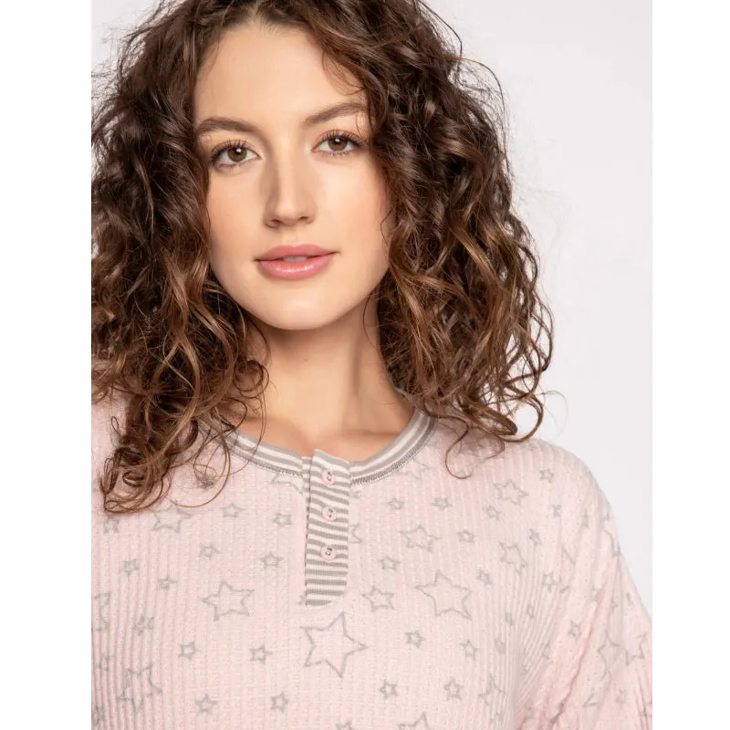 PJ Salvage Ski Jammie Classics - Pink Dream