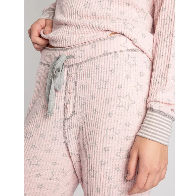 PJ Salvage Ski Jammie Classics - Pink Dream