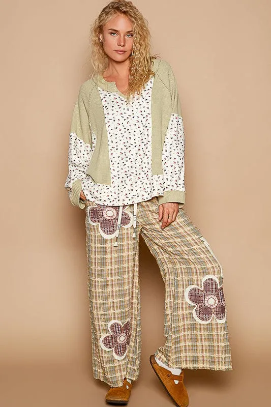 POL Spring Cozy Top- Sage Floral PREORDER
