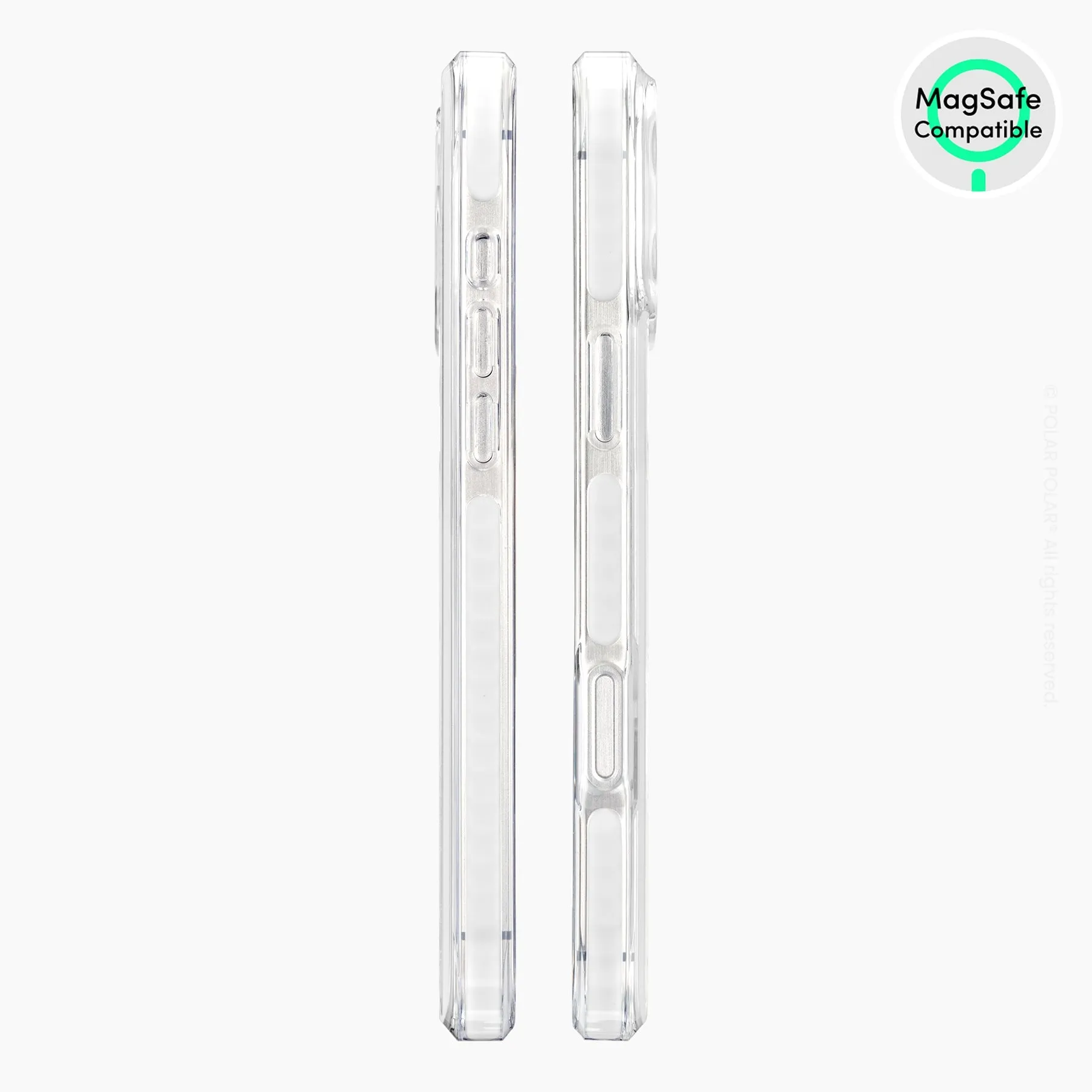 Polar Light - iPhone 16 Pro Max Clear Bumper MagSafe Case