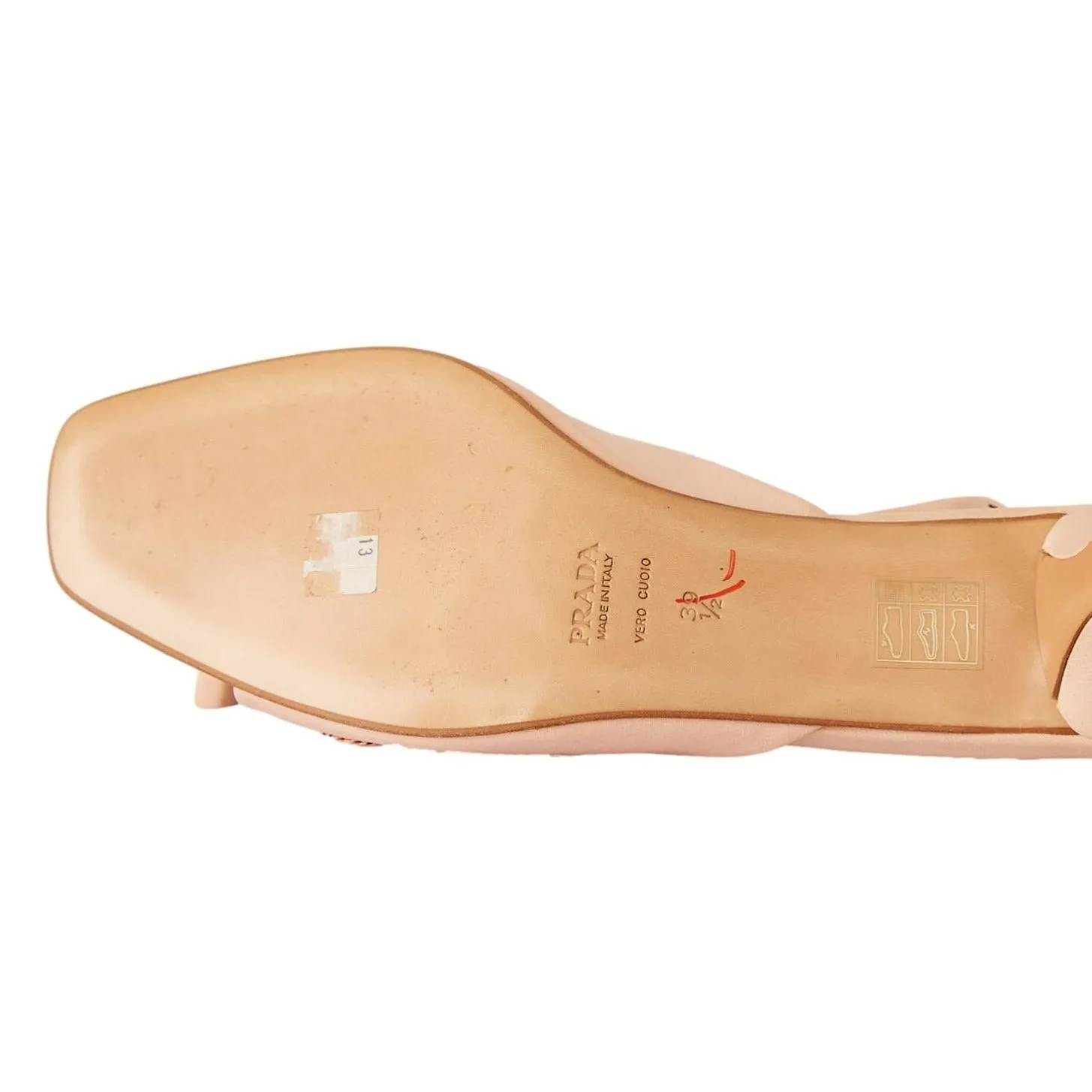 Prada Pink Embroidered Kitten Heels