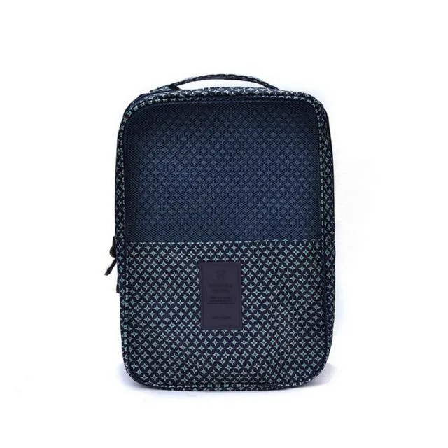 Printing patterns shoes bag storage box for travel