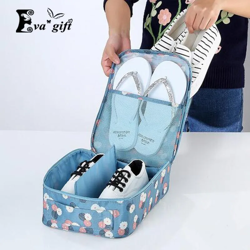 Printing patterns shoes bag storage box for travel