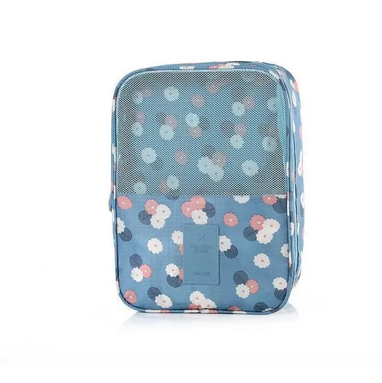 Printing patterns shoes bag storage box for travel