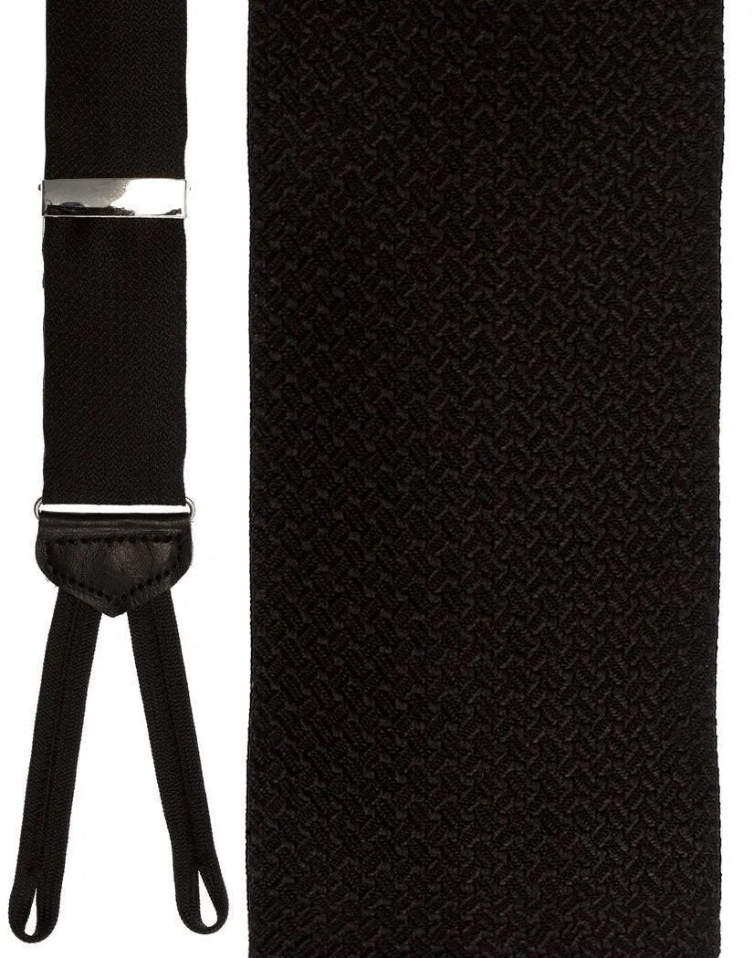 "Potenza" Black Suspenders
