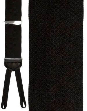 "Potenza" Black Suspenders