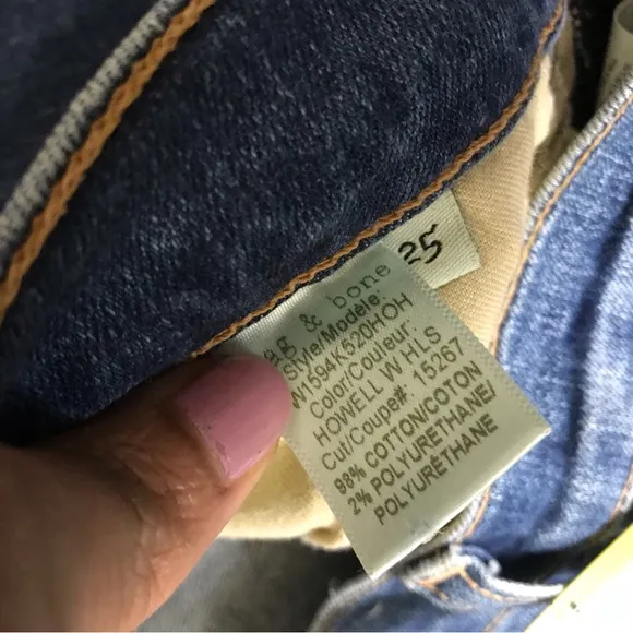 Rag &amp; Bone 10” Crop Flared Jeans
