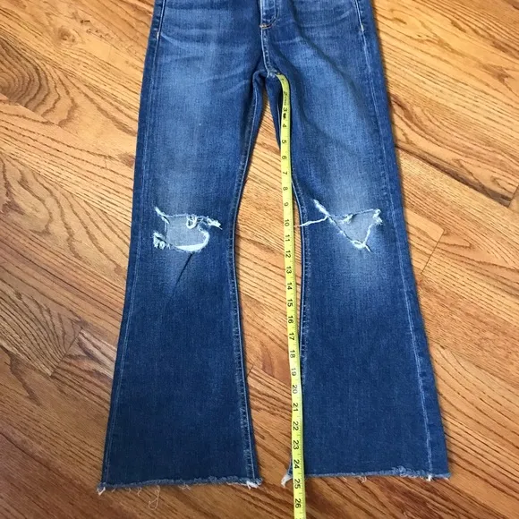 Rag &amp; Bone 10” Crop Flared Jeans