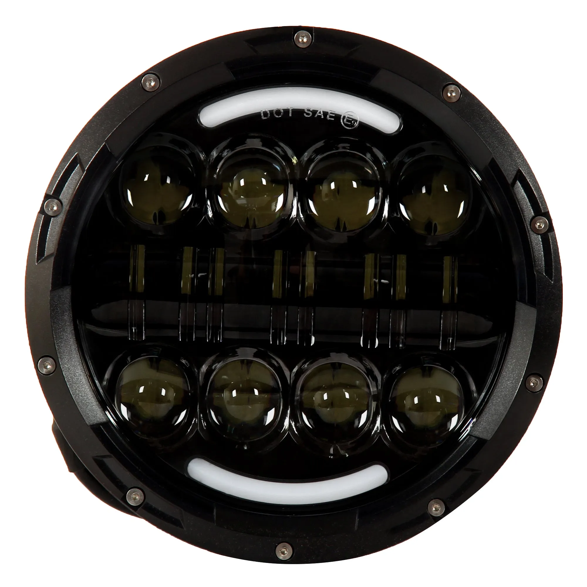 RE 7 Inch 16 LED Hi-Low Headlight (75 Watt)