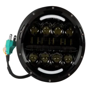 RE 7 Inch 16 LED Hi-Low Headlight (75 Watt)