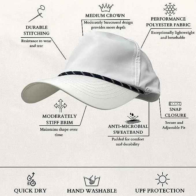 Retro Rope Golf Hats by Funky Junque