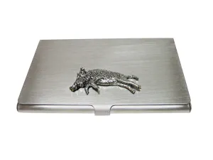 Running Boar Business Card Holder