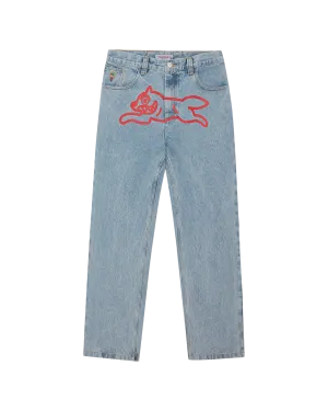 Running Dog Double Scoop Denim Pant