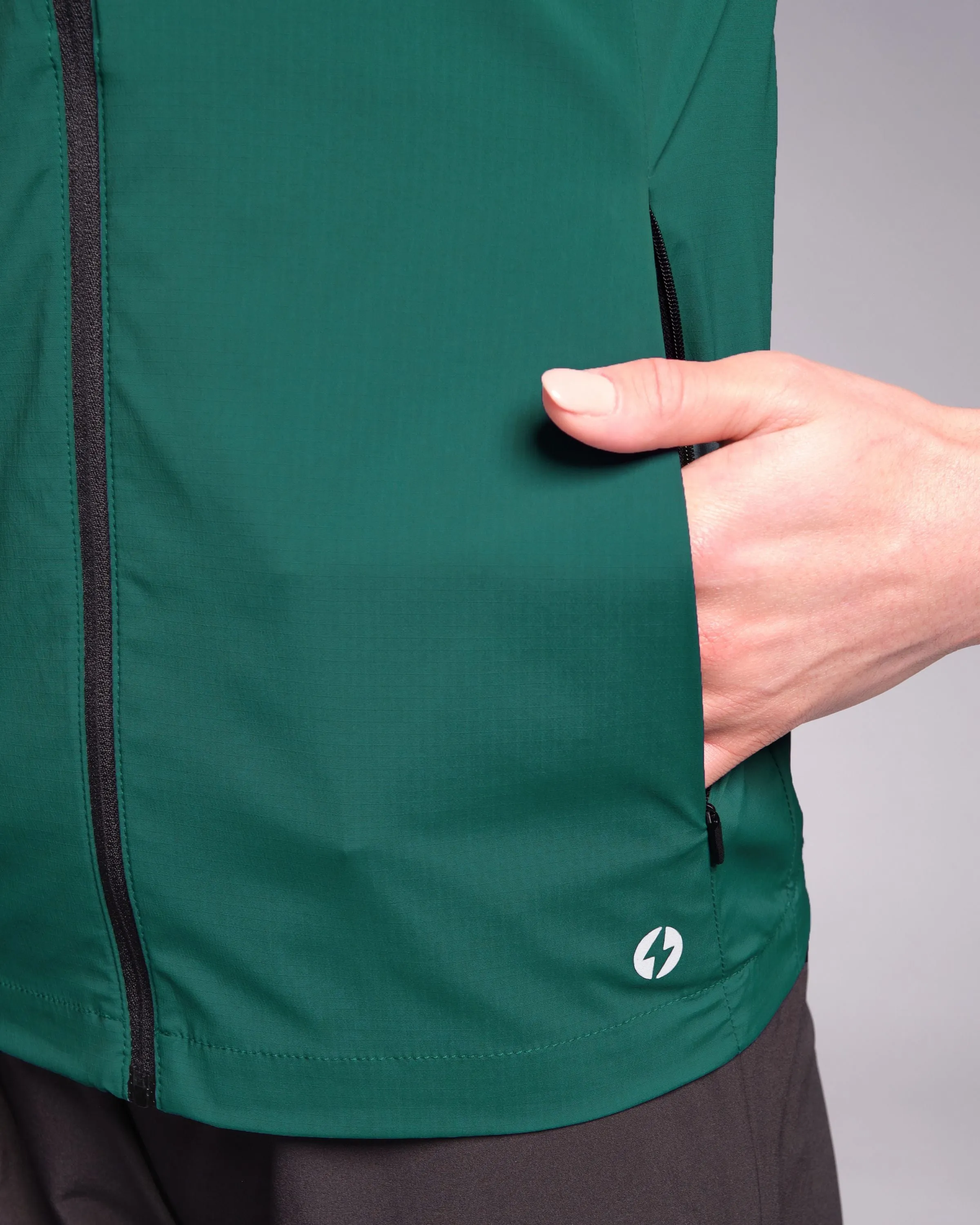 RUNSeries Pace Running Jacket Jungle Green