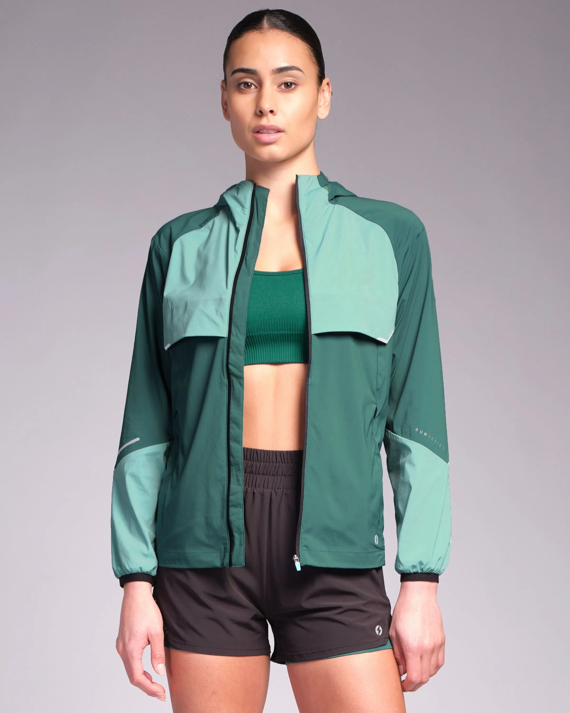 RUNSeries Pace Running Jacket Jungle Green